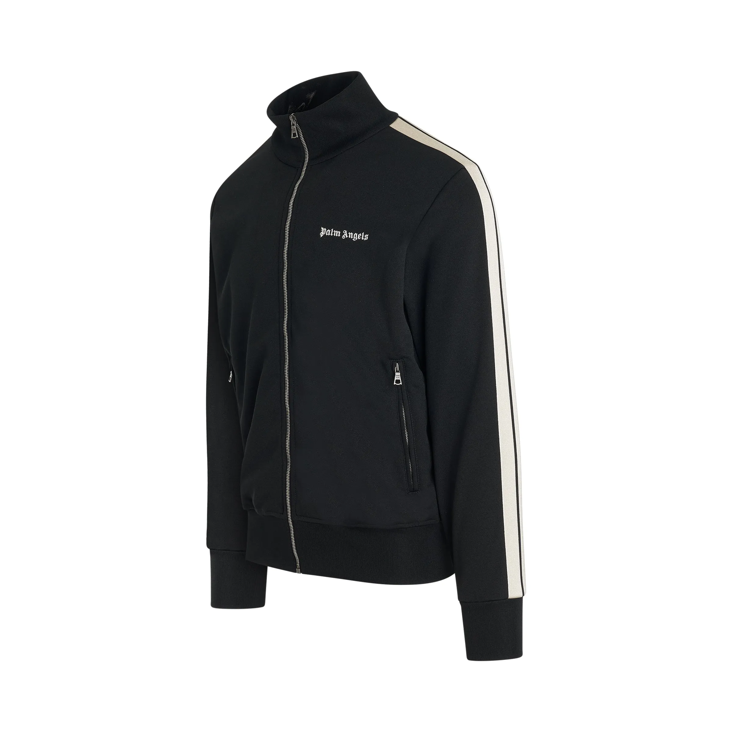 Classic Logo Track Jacket in Black/Off White sold by MARAIS product image thumbnail 2