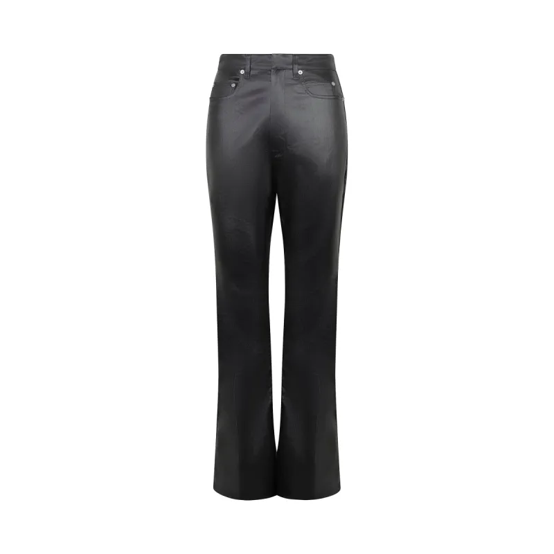 Women Bolan Bootcut Jeans in Black sold by MARAIS