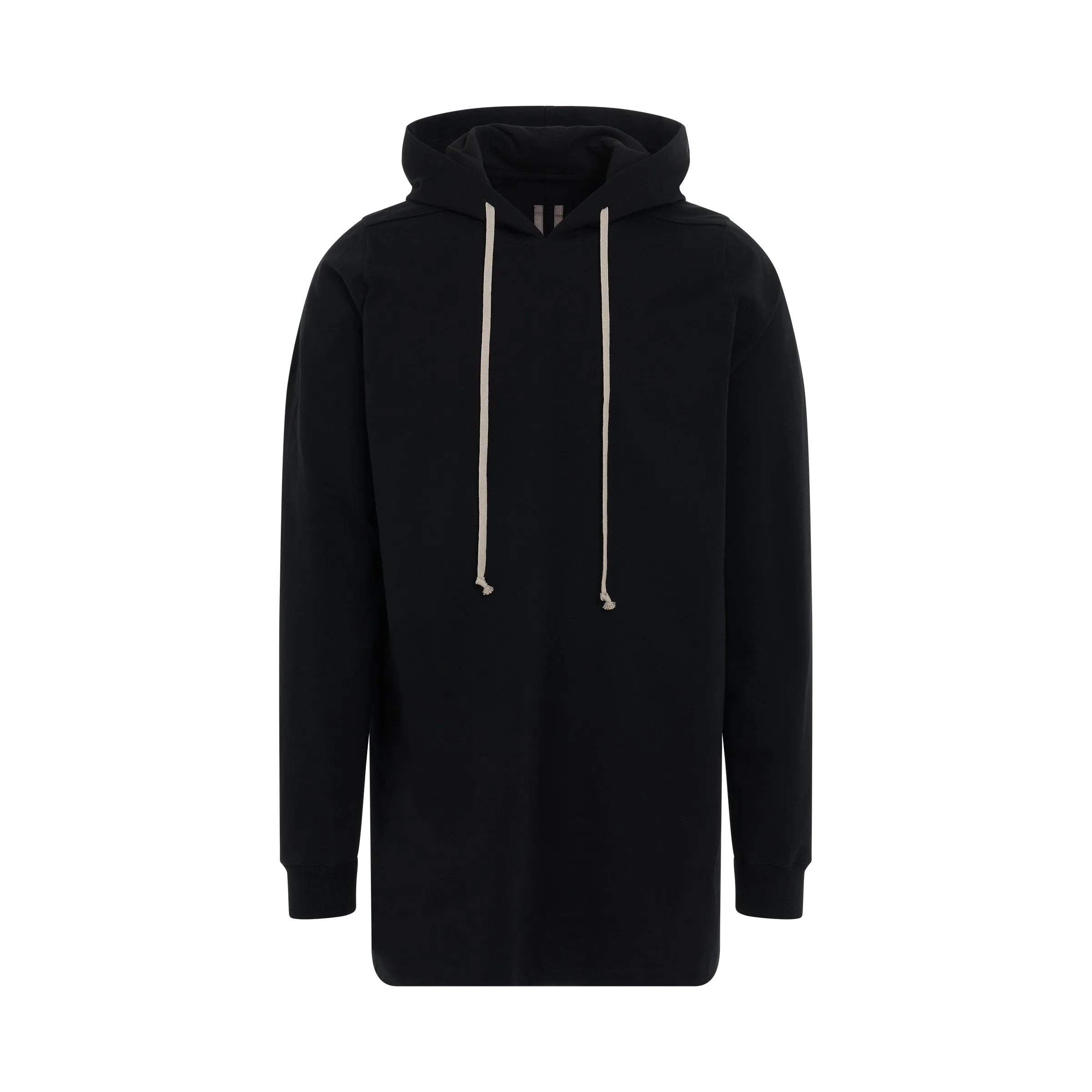 Knit Hoodie T-Shirt in Black sold by MARAIS