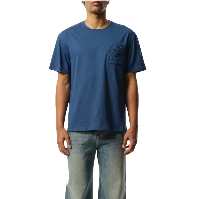 Relaxed Anagram T-Shirt in China Blue sold by MARAIS