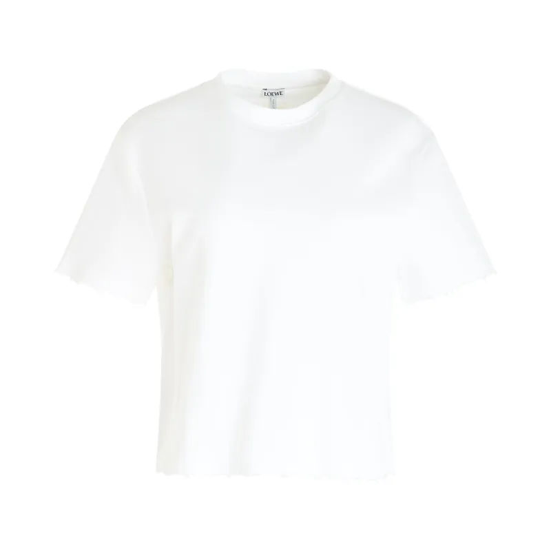 Cotton/Polyamide T-Shirt in White sold by MARAIS
