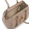 Mini Antigona Lock Bag in Box Leather in Natural Beige sold by MARAIS