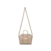 Mini Antigona Lock Bag in Box Leather in Natural Beige sold by MARAIS