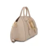 Mini Antigona Lock Bag in Box Leather in Natural Beige sold by MARAIS