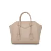 Mini Antigona Lock Bag in Box Leather in Natural Beige sold by MARAIS
