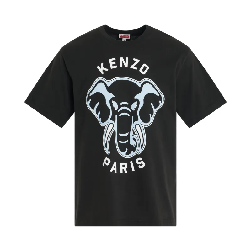 Kenzo Elephant Classic T-Shirt in Black sold by MARAIS