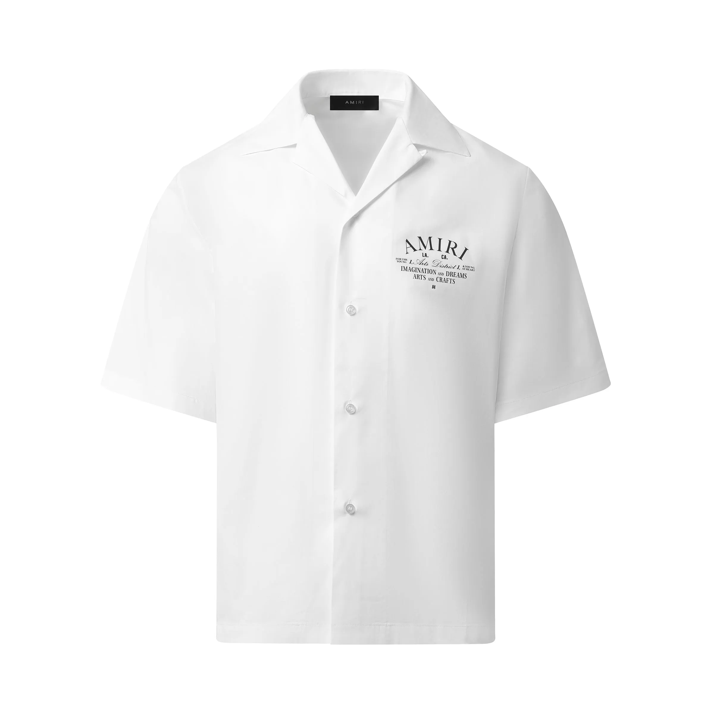 Arts District Camp Shirt in White sold by MARAIS product image thumbnail 2