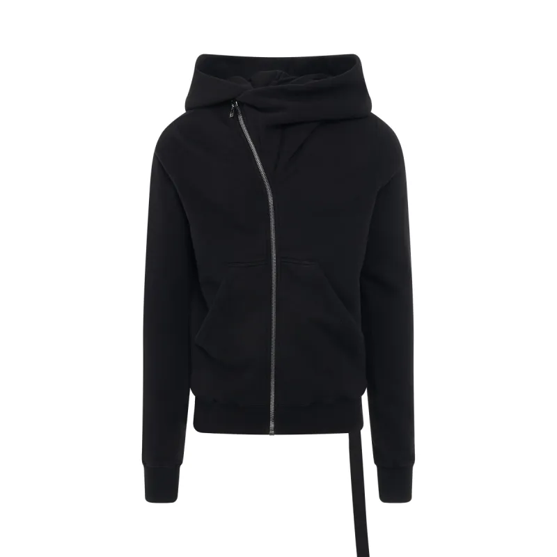 Mountain Hoodie in Black made by Rick Owens