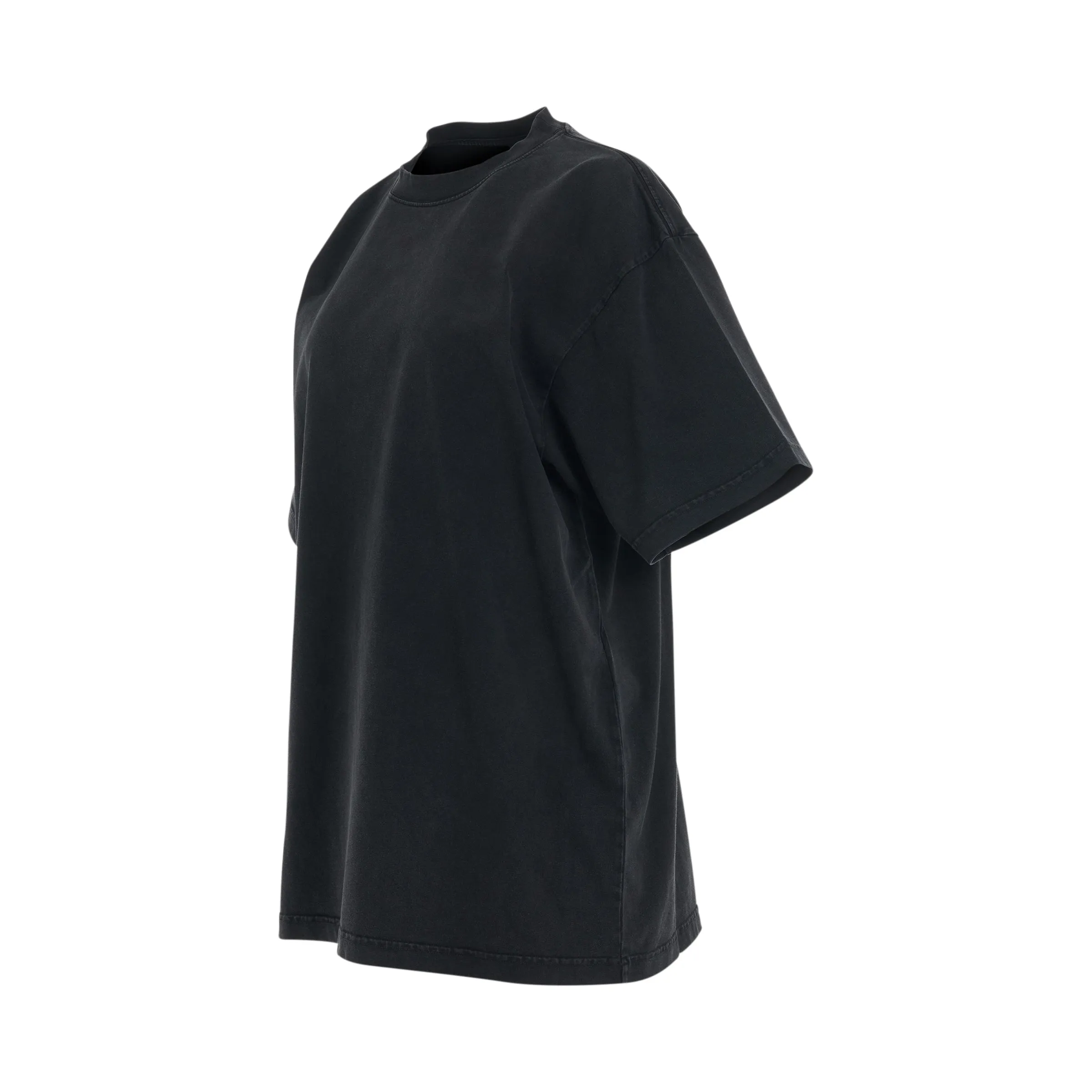 Back logo Rhinestones Oversized T-Shirt in Black sold by MARAIS product image thumbnail 2