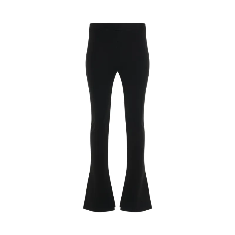 Crepe Jersey Split Leggings in Black sold by MARAIS