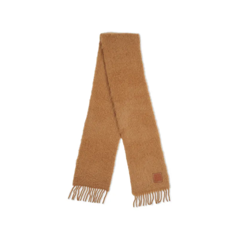 Mohair Scarf in Camel sold by MARAIS