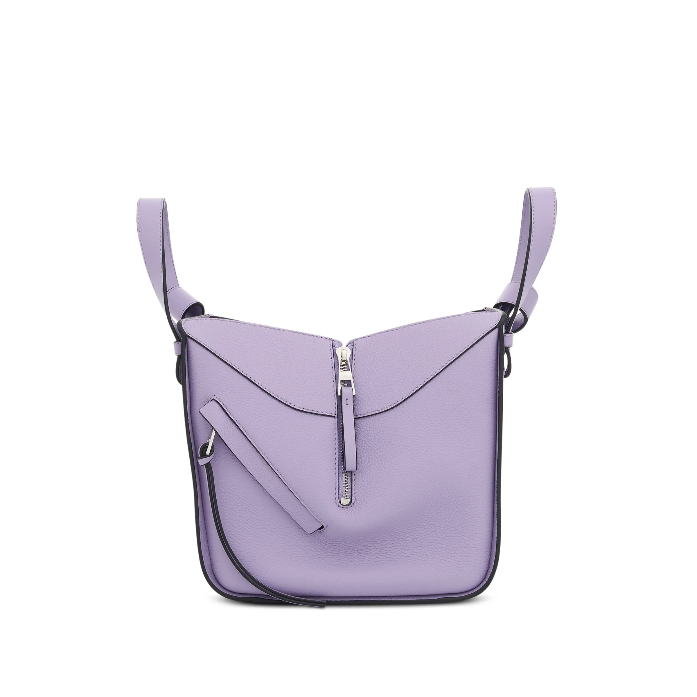 Compact Hammock Bag in Soft Grained Calfskin in Light Mauve sold by MARAIS product image thumbnail 3
