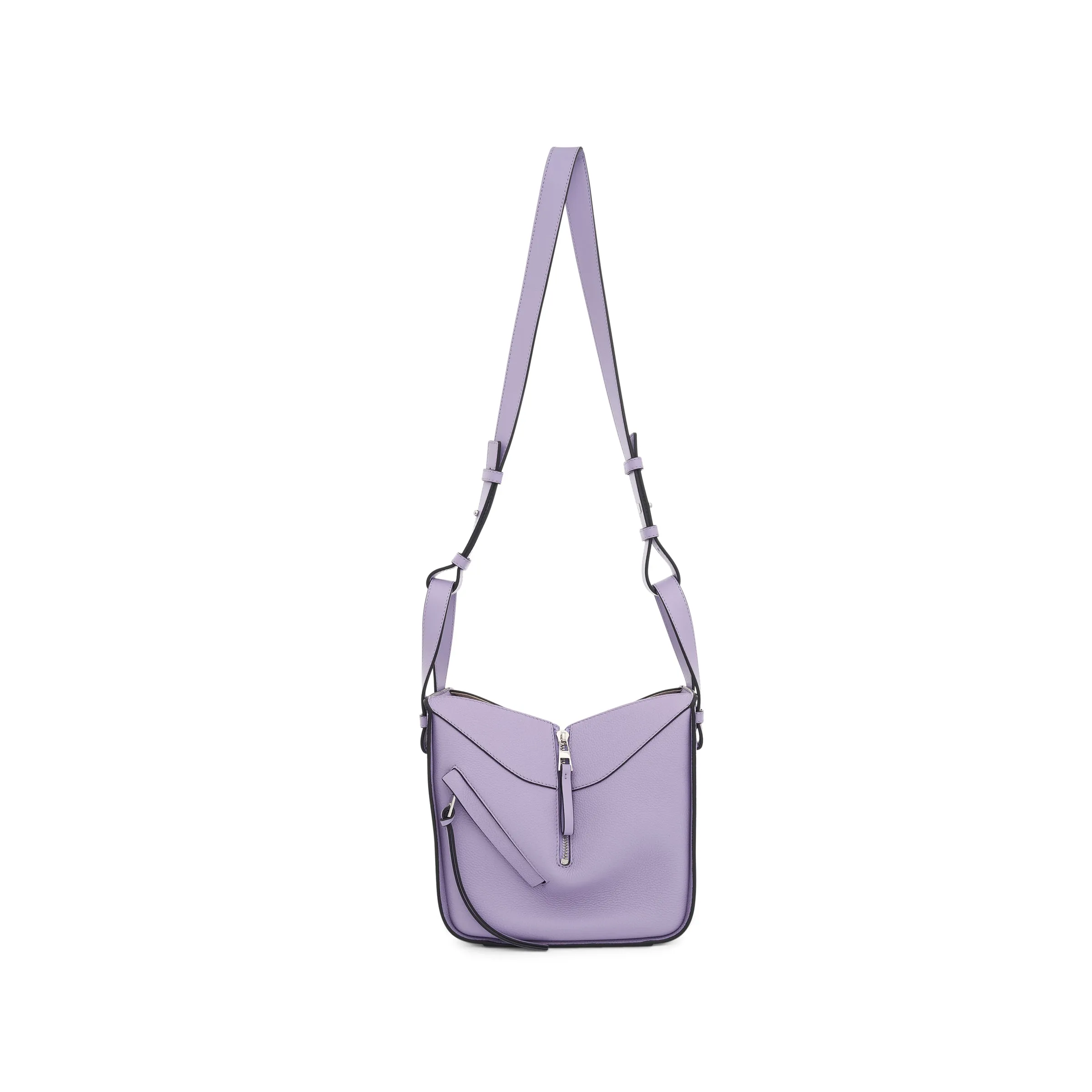 Compact Hammock Bag in Soft Grained Calfskin in Light Mauve sold by MARAIS product image thumbnail 5