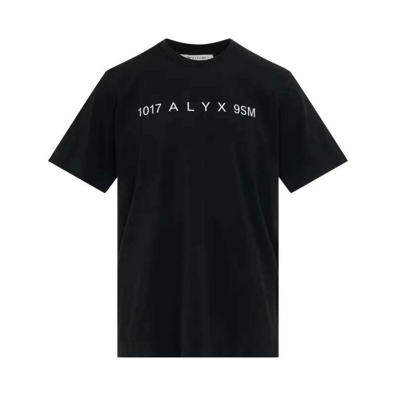 Collection Logo S/S T-Shirt in Black/White sold by MARAIS