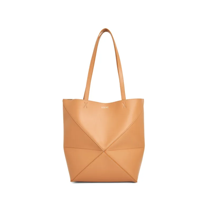 Medium Puzzle Fold Tote Bag in Warm Desert sold by MARAIS