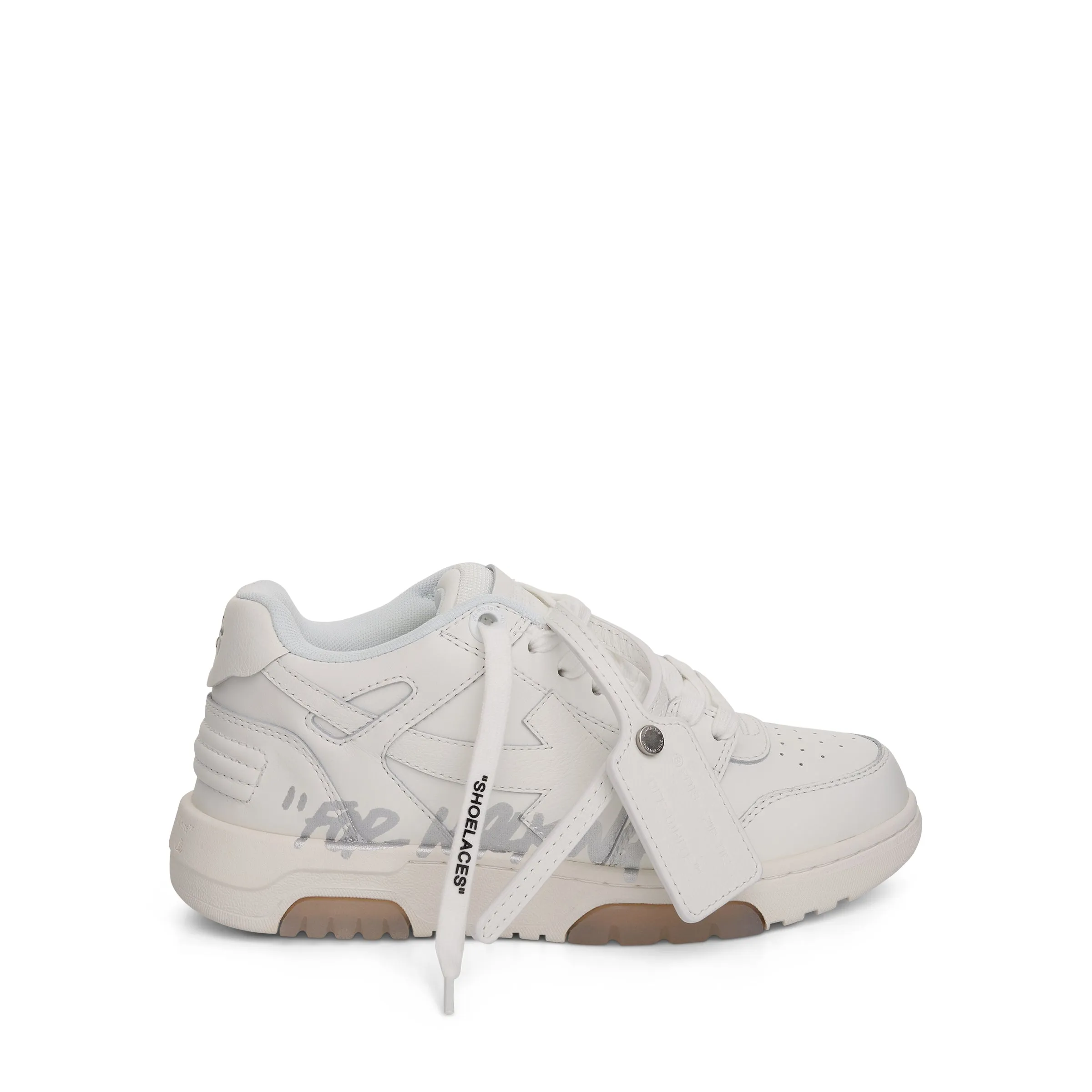 Out Of Office "For Walking" Sneakers in White/Silver sold by MARAIS