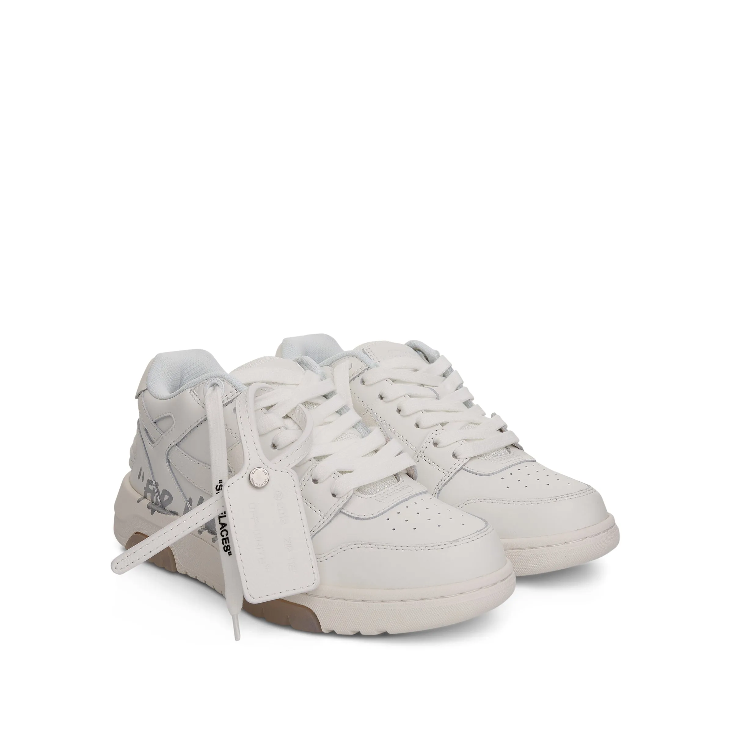 Out Of Office "For Walking" Sneakers in White/Silver sold by MARAIS product image thumbnail 2