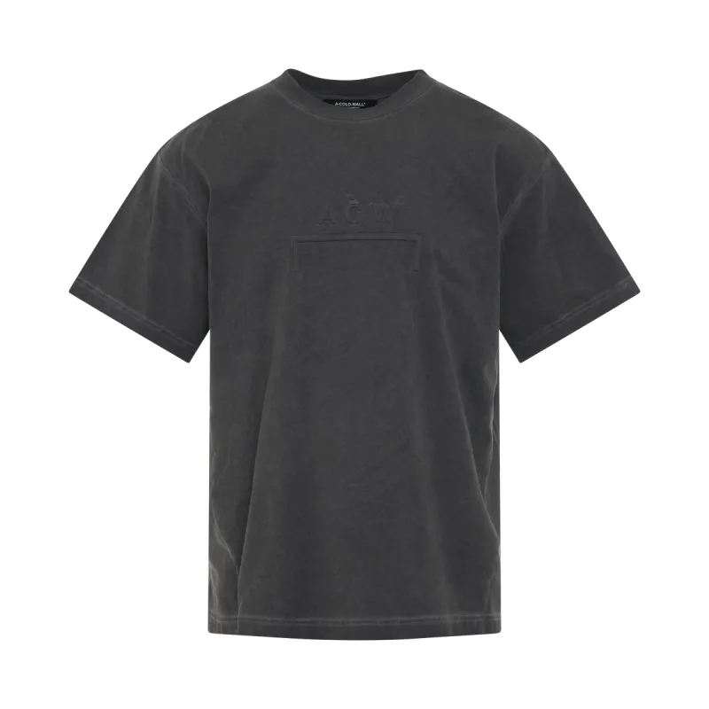 Dissolve Dye T-Shirt in Black sold by MARAIS