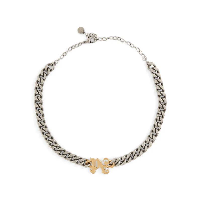 Monogram Chain Necklace in Silver/Gold sold by MARAIS