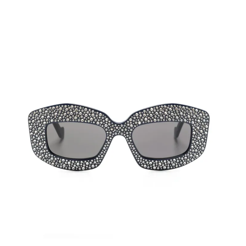 Loewe LW4114IS 4990A Acetate Sunglasses in Navy sold by MARAIS