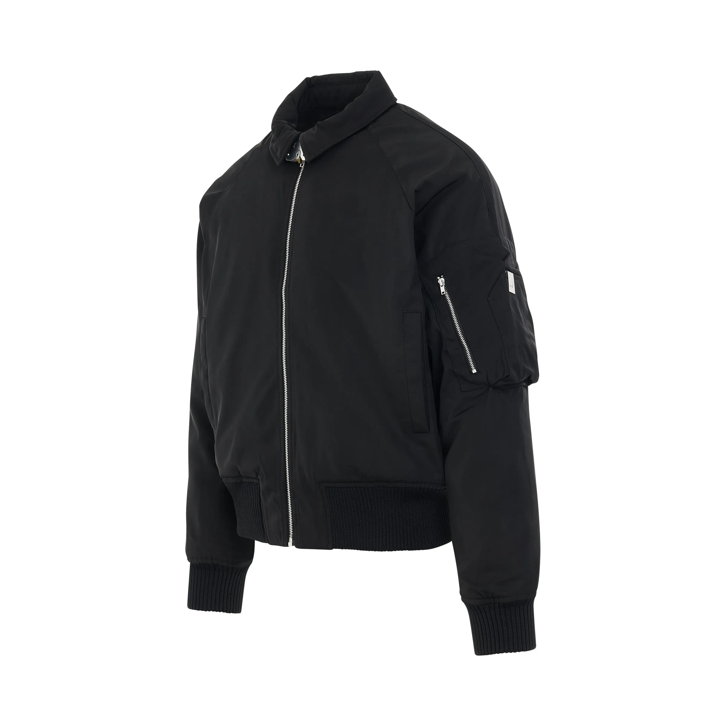 Classic Arch Logo Bomber Jacket in Black sold by MARAIS product image thumbnail 2