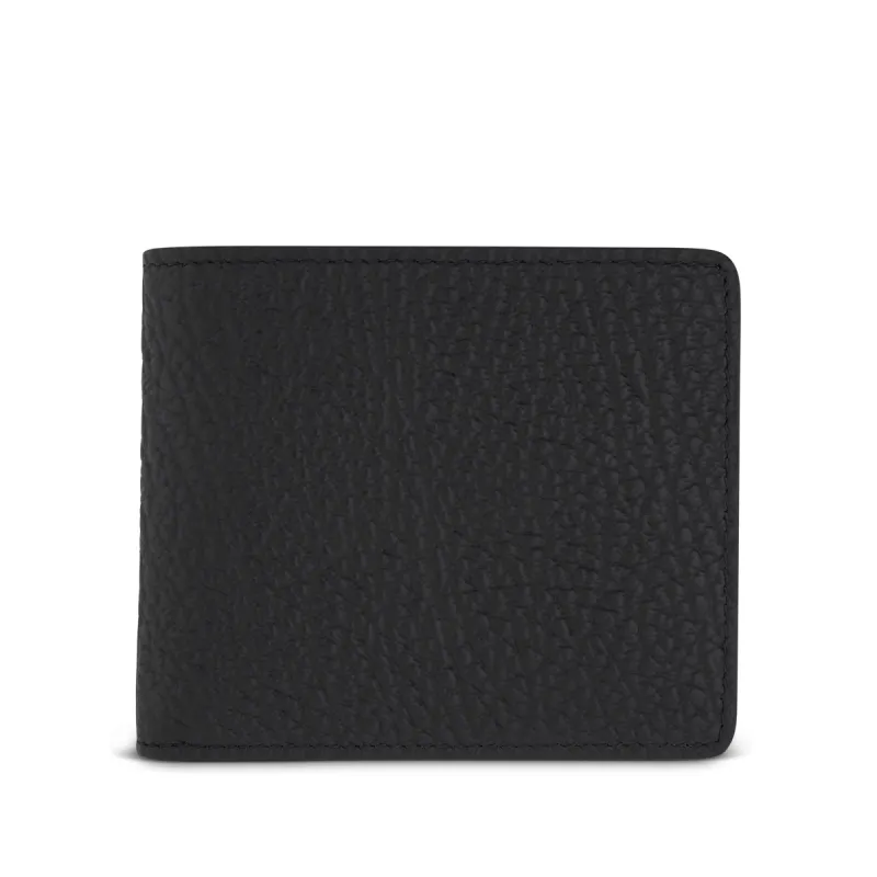 4 Stitch Bifold Wallet in Black sold by MARAIS