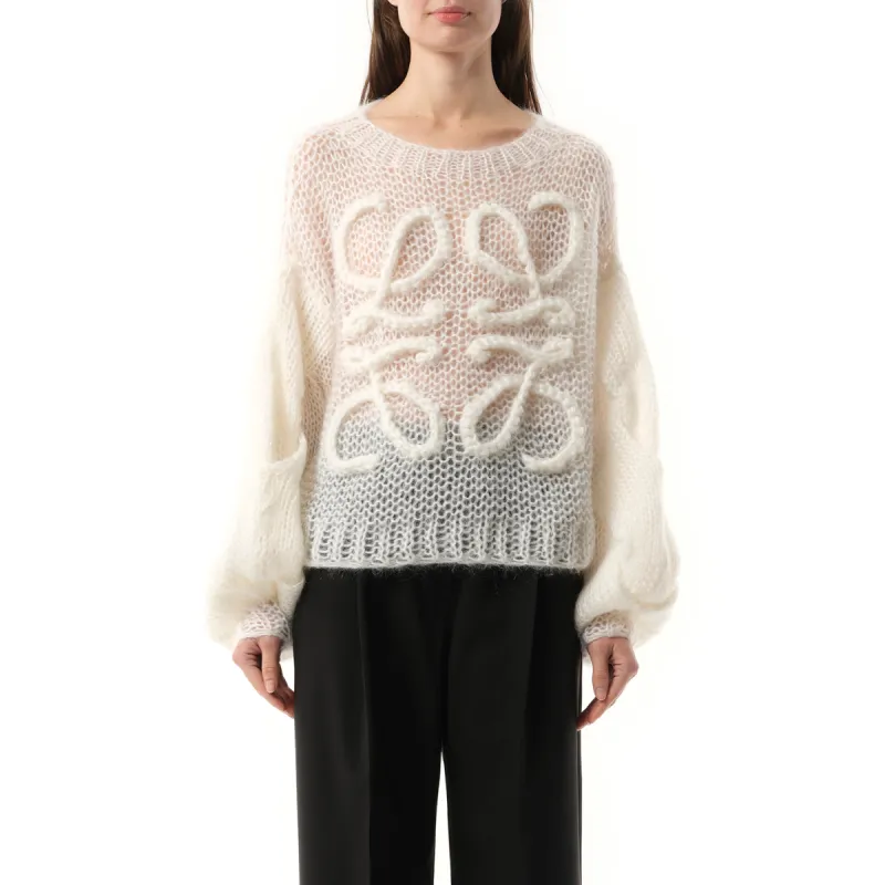 Anagram Sweater in Soft White sold by MARAIS