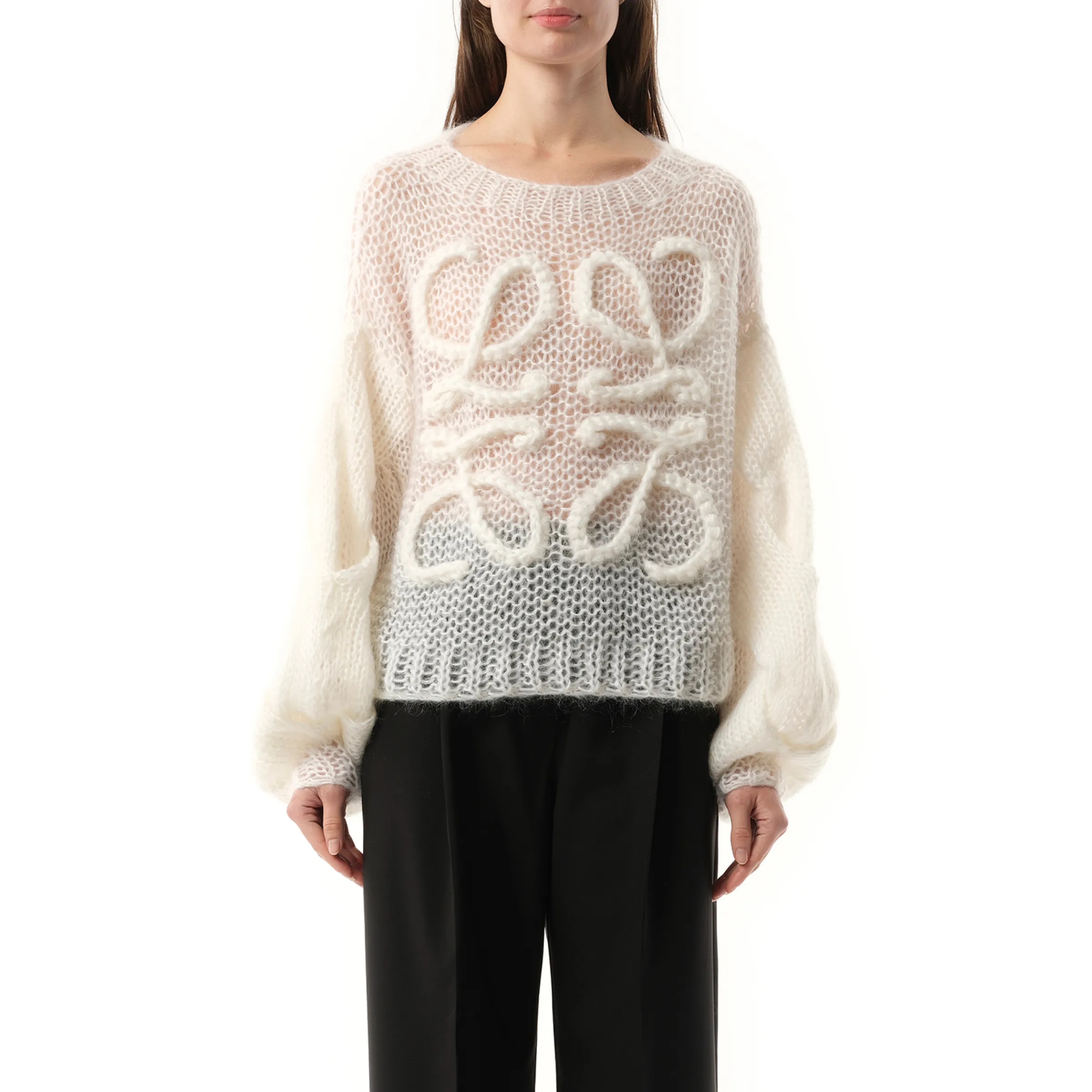 Anagram Sweater in Soft White sold by MARAIS