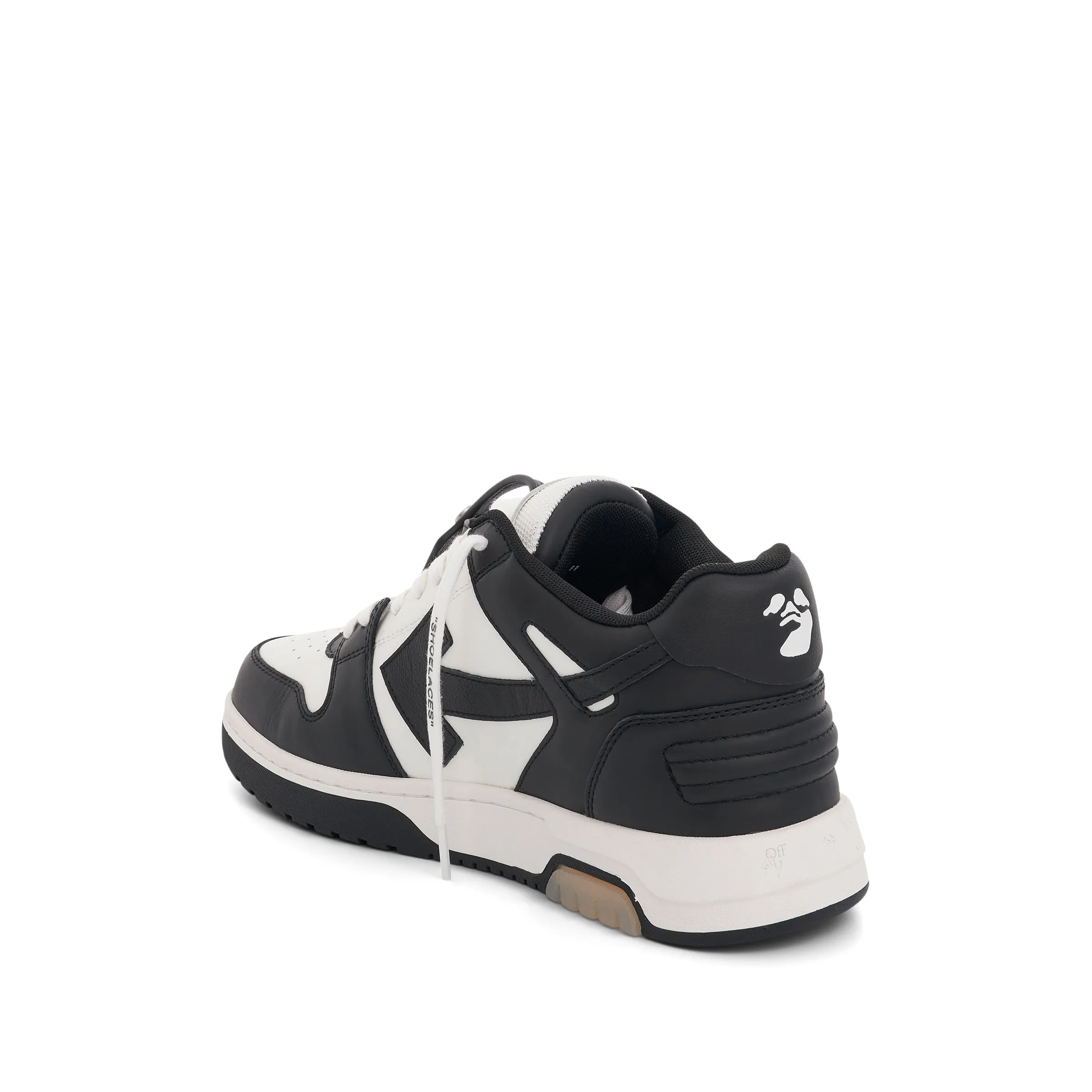 Out Of Office Leather Sneaker in White/Black sold by MARAIS product image thumbnail 3