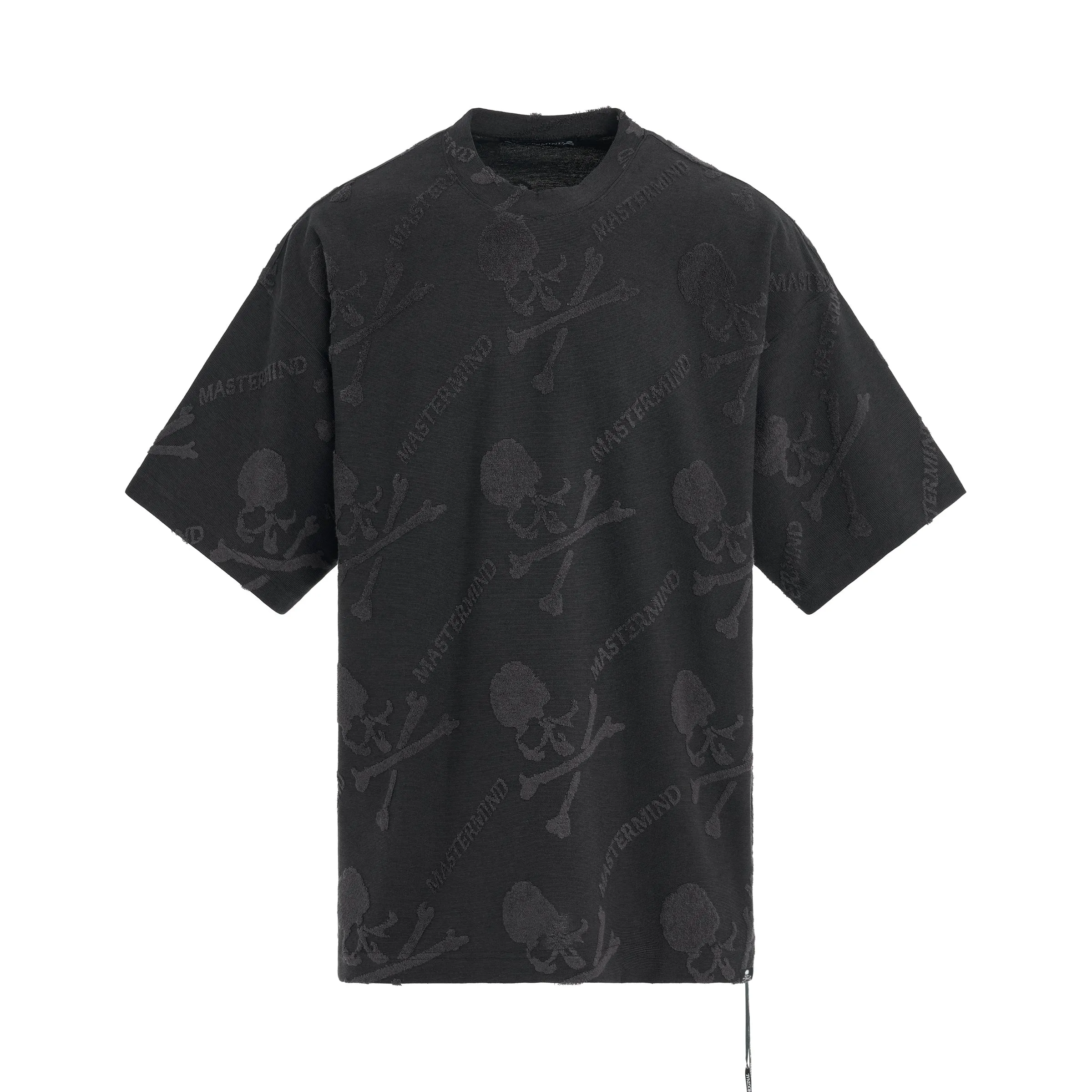 Pile Monogram Oversized T-Shirt in Black sold by MARAIS