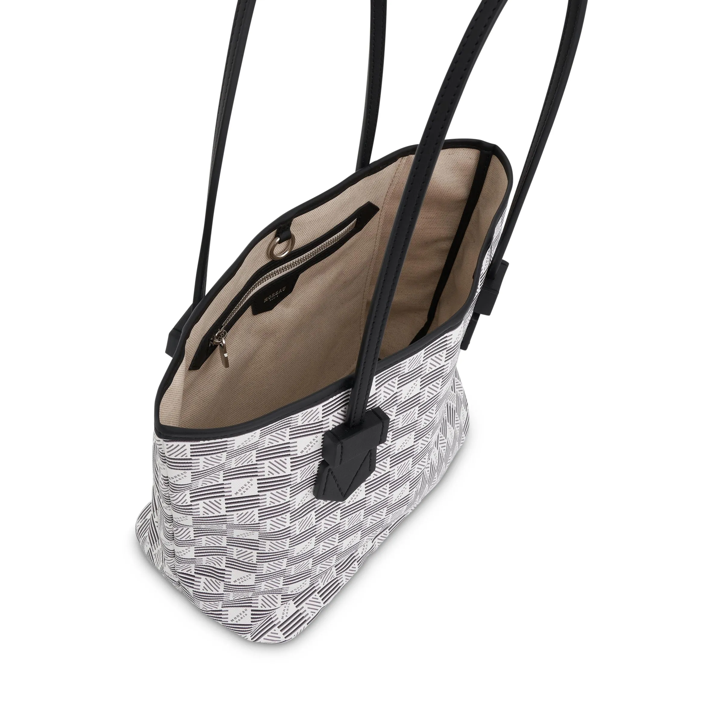 Saint Tropez Tote Bag PM in White sold by MARAIS product image thumbnail 4