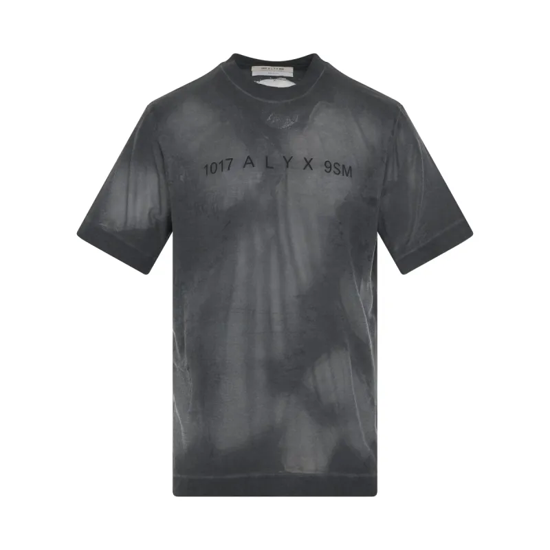 Translucent Graphic S/S T-Shirt in Black sold by MARAIS