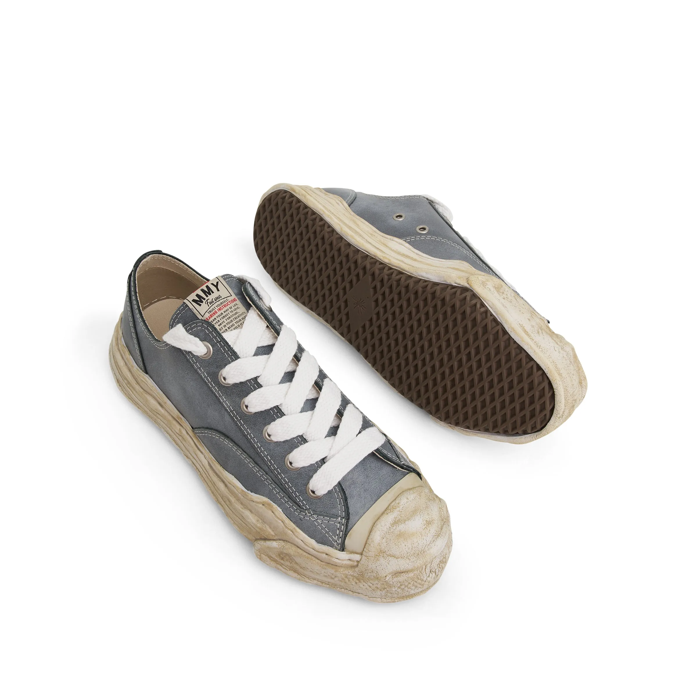 Hank OG Vintage Sole Sneaker in Black/White sold by MARAIS product image thumbnail 4