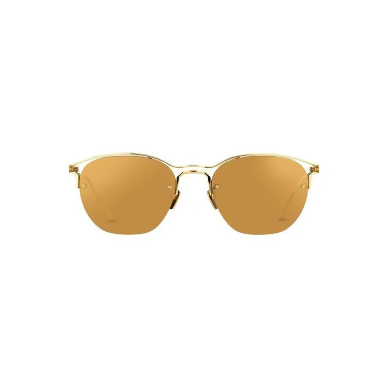 Linda Farrow Linda Farrow White Gold/ Platinum Lens Lfl341C2Sun sold by MARAIS