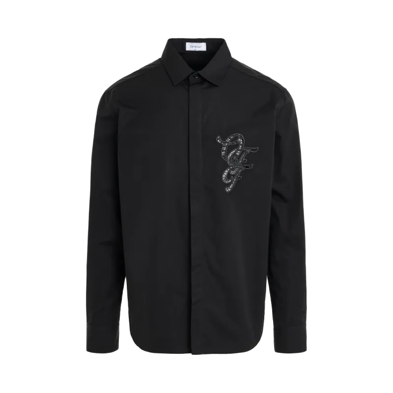 Nature Lover Heavy Cotton Shirt in Black sold by MARAIS