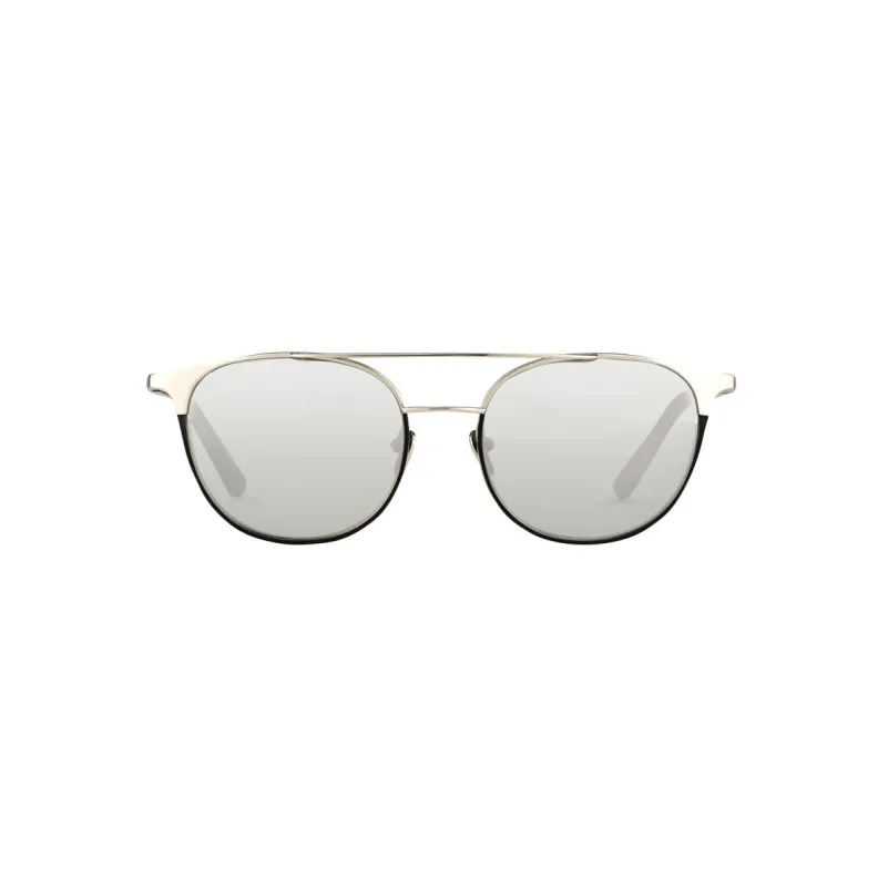 Linda Farrow White Gold W.Black Rim/ Platinum in White made by MARAIS