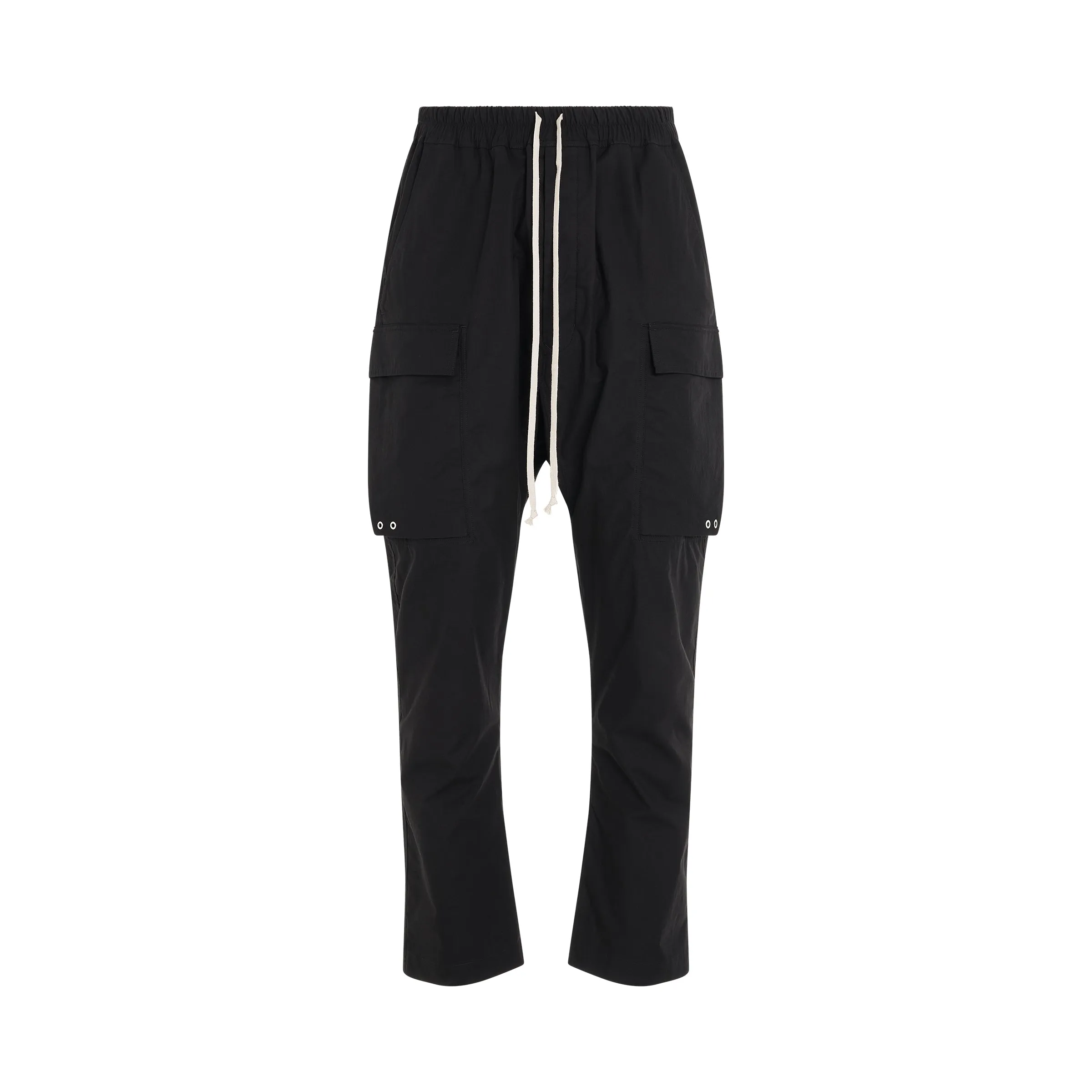 Men Cargo Long Pants in Black sold by MARAIS