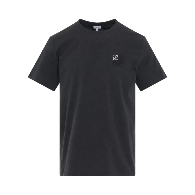 Anagram Logo T-Shirt in Anthracite sold by MARAIS