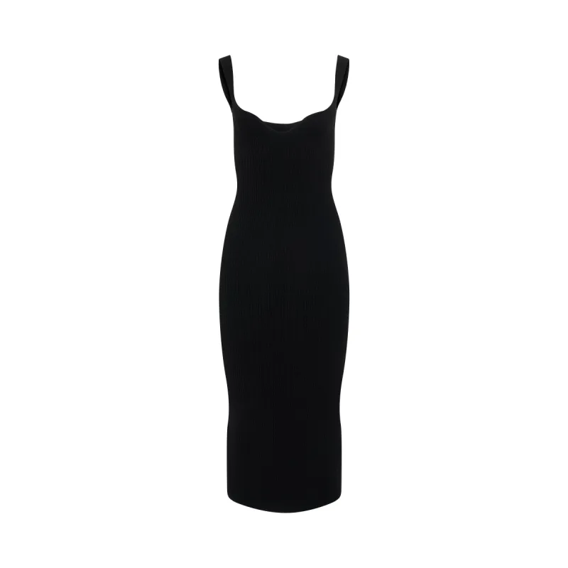 Nina Dress in Black sold by MARAIS