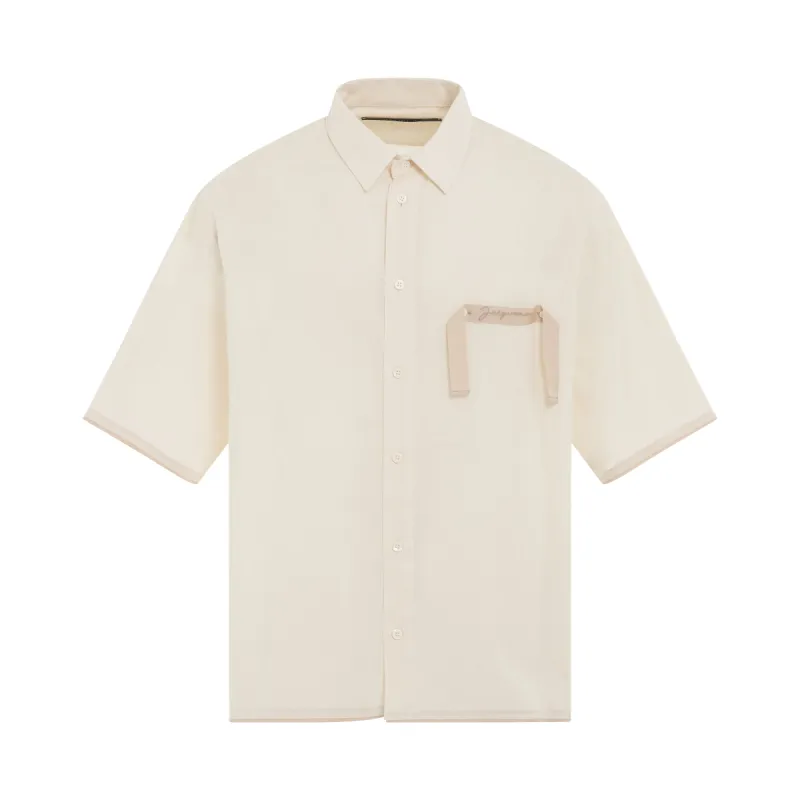 Cabri Short Sleeve Shirt in Off-White sold by MARAIS