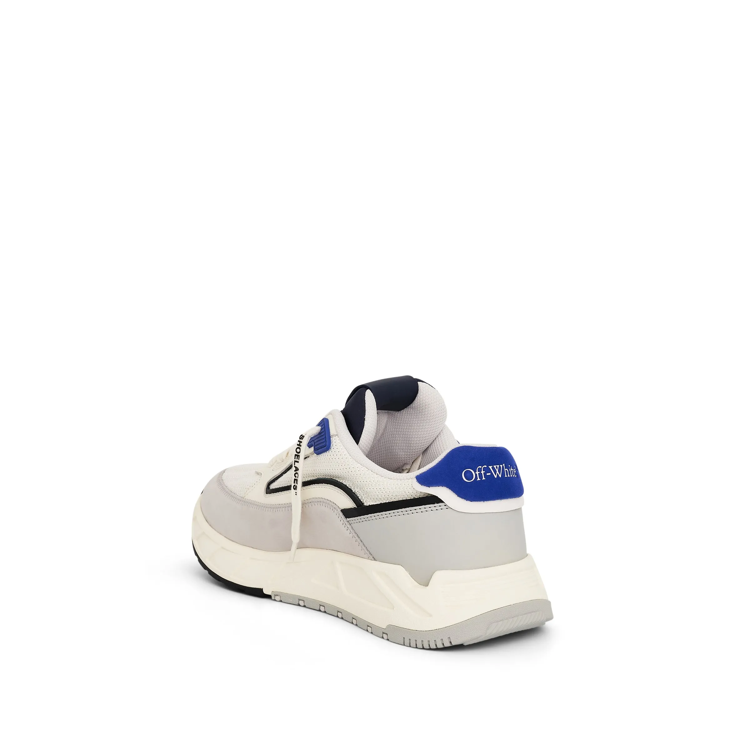 Kick off Sneaker in White/Navy Blue sold by MARAIS product image thumbnail 3