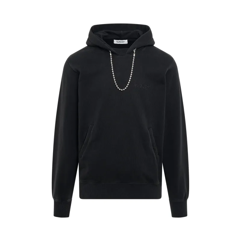 Ballchain Hoodie in Black sold by MARAIS