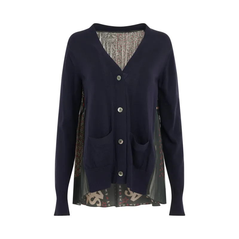 Eric Haze Knit Cardigan in Green sold by MARAIS