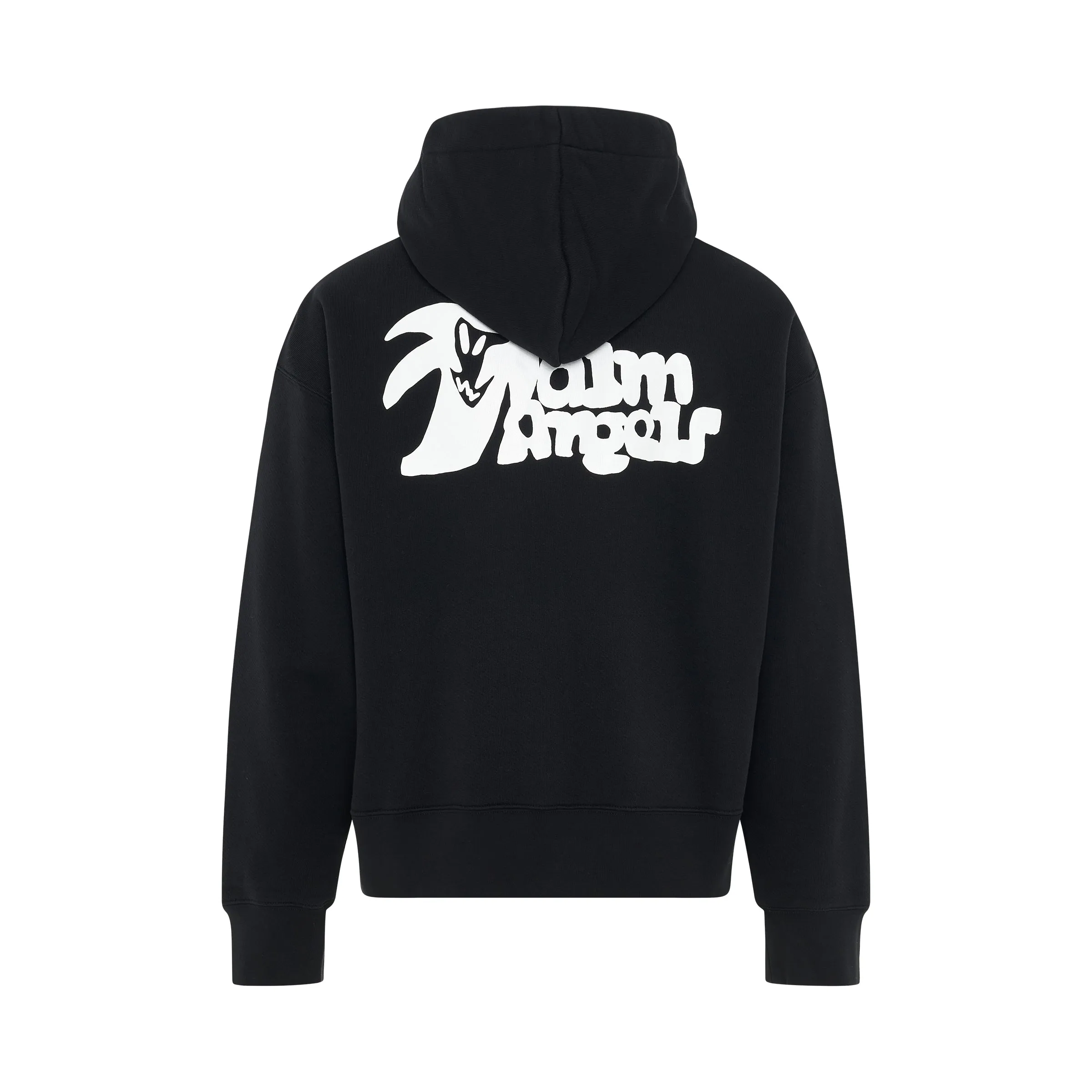 "Hunter" Logo Zipped Hoodie in Black sold by MARAIS product image thumbnail 4