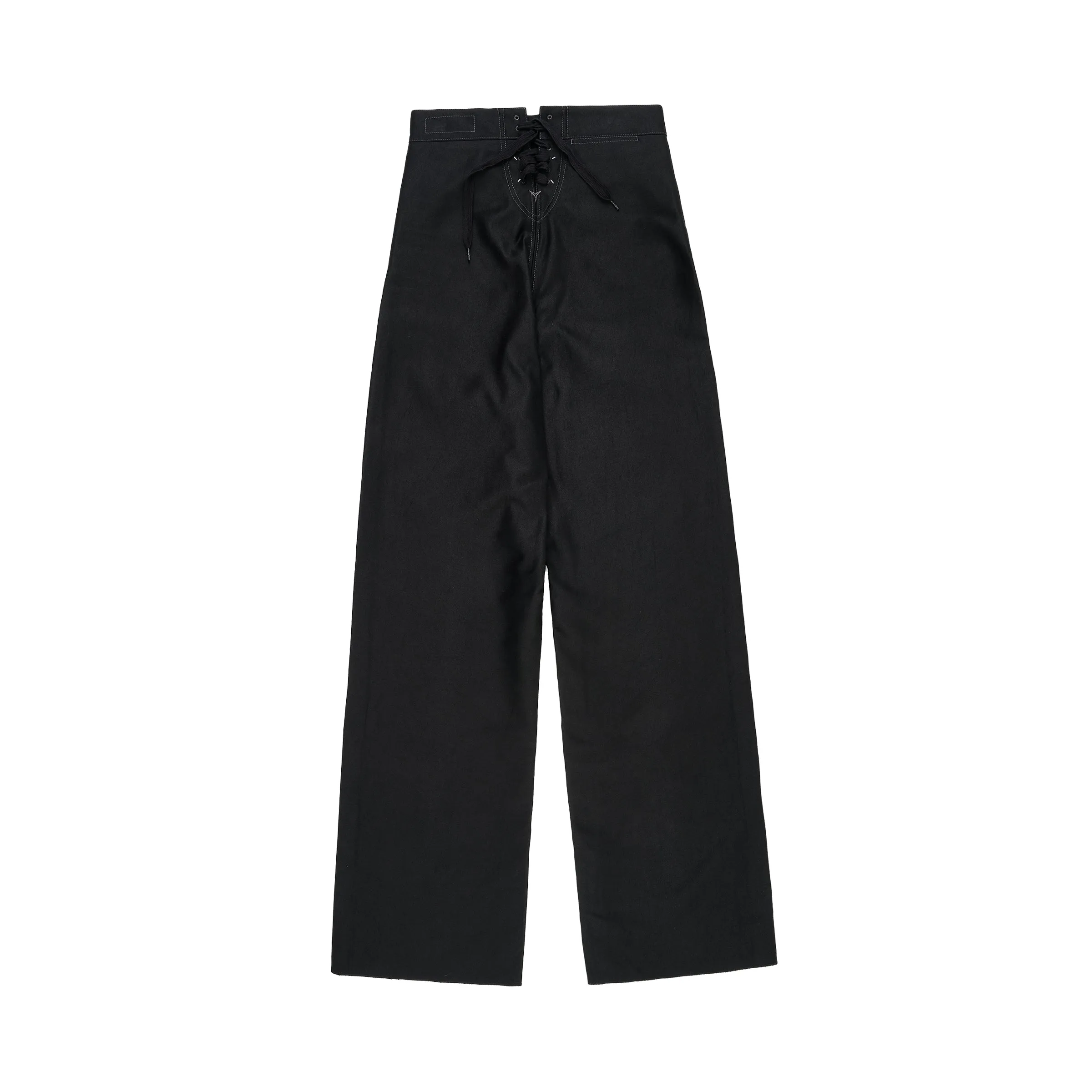 Satin Cotton Trouser in Black sold by MARAIS product image thumbnail 2