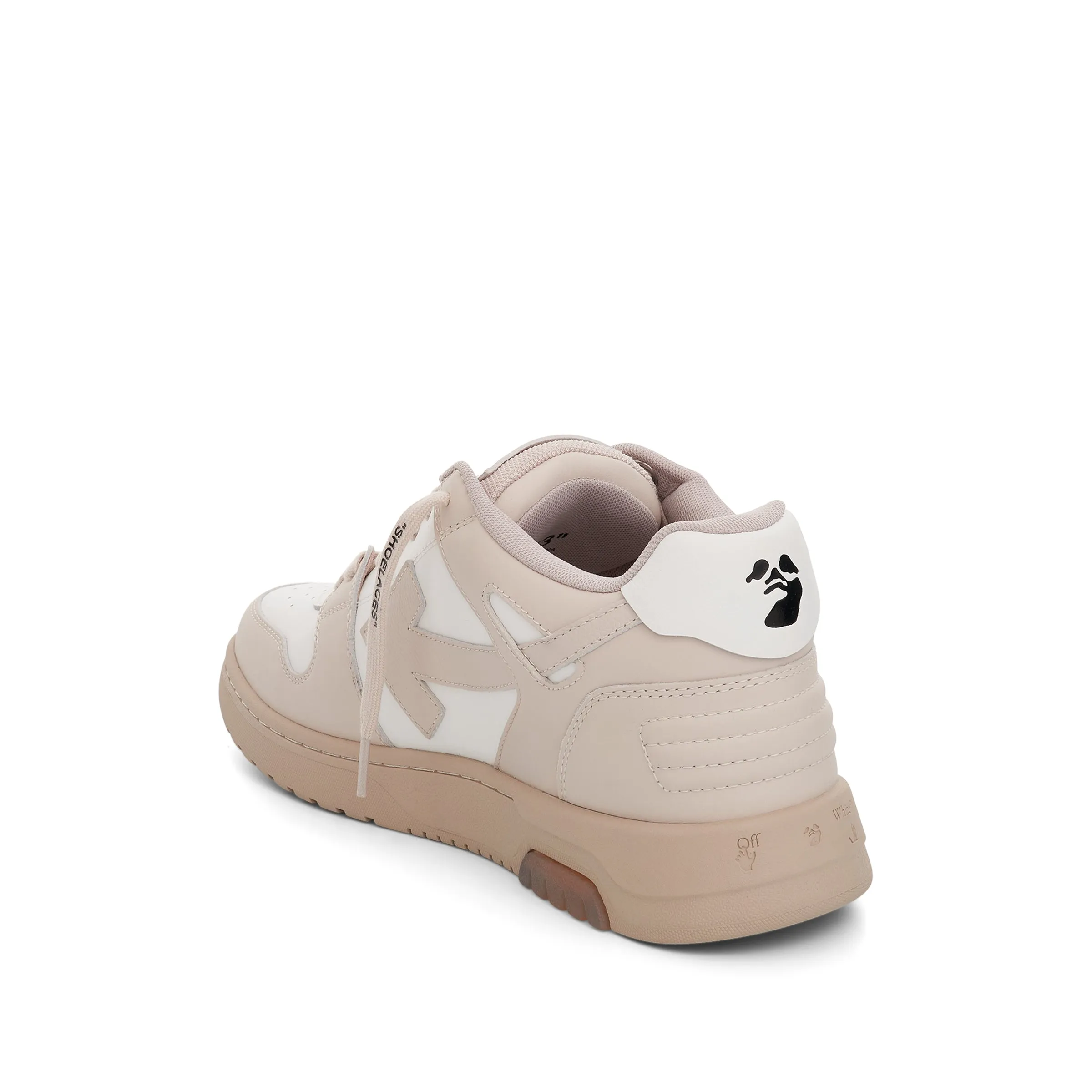 Out Of Office Leather Sneaker in Beige/White sold by MARAIS product image thumbnail 3