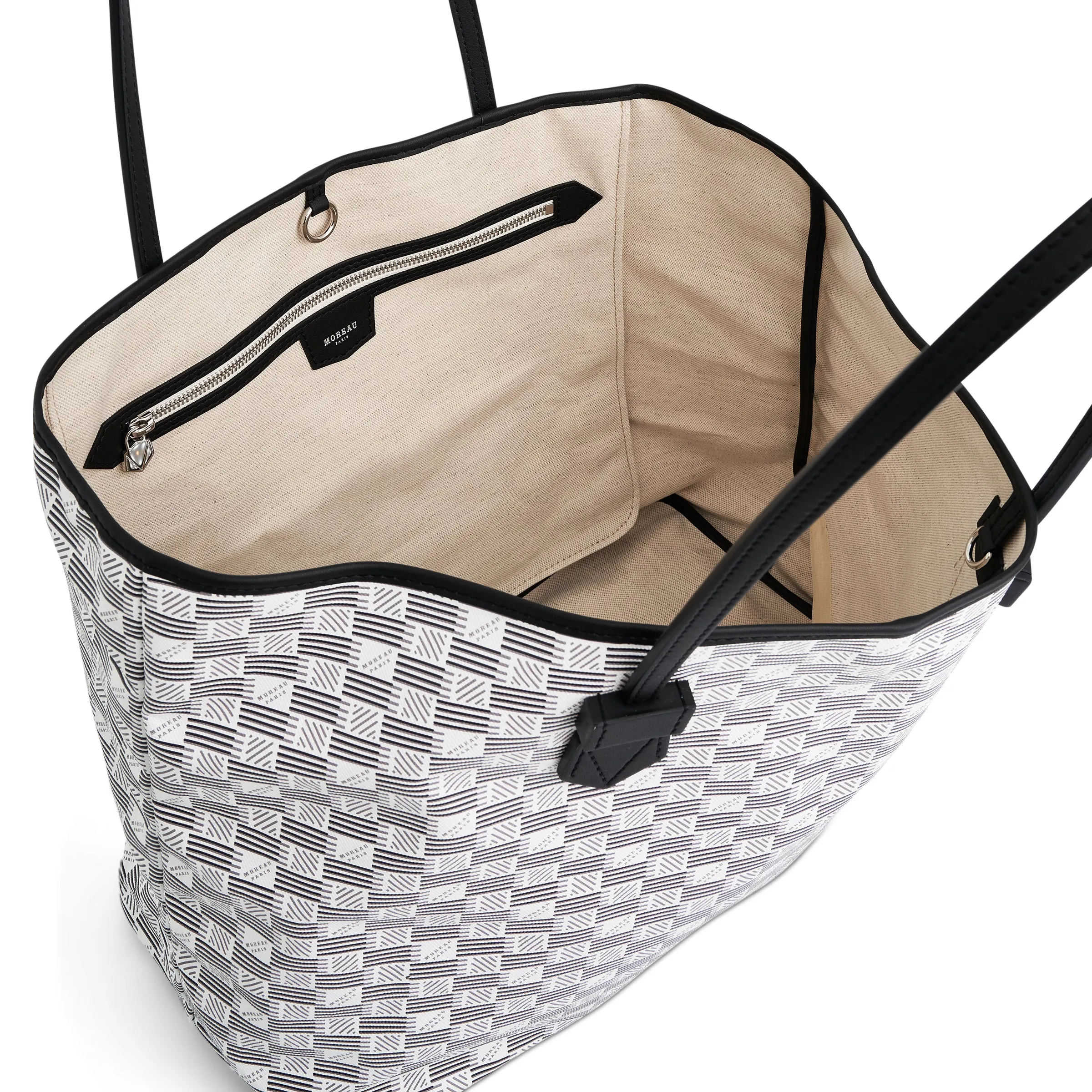 Saint Tropez Tote Bag LR in White sold by MARAIS product image thumbnail 4