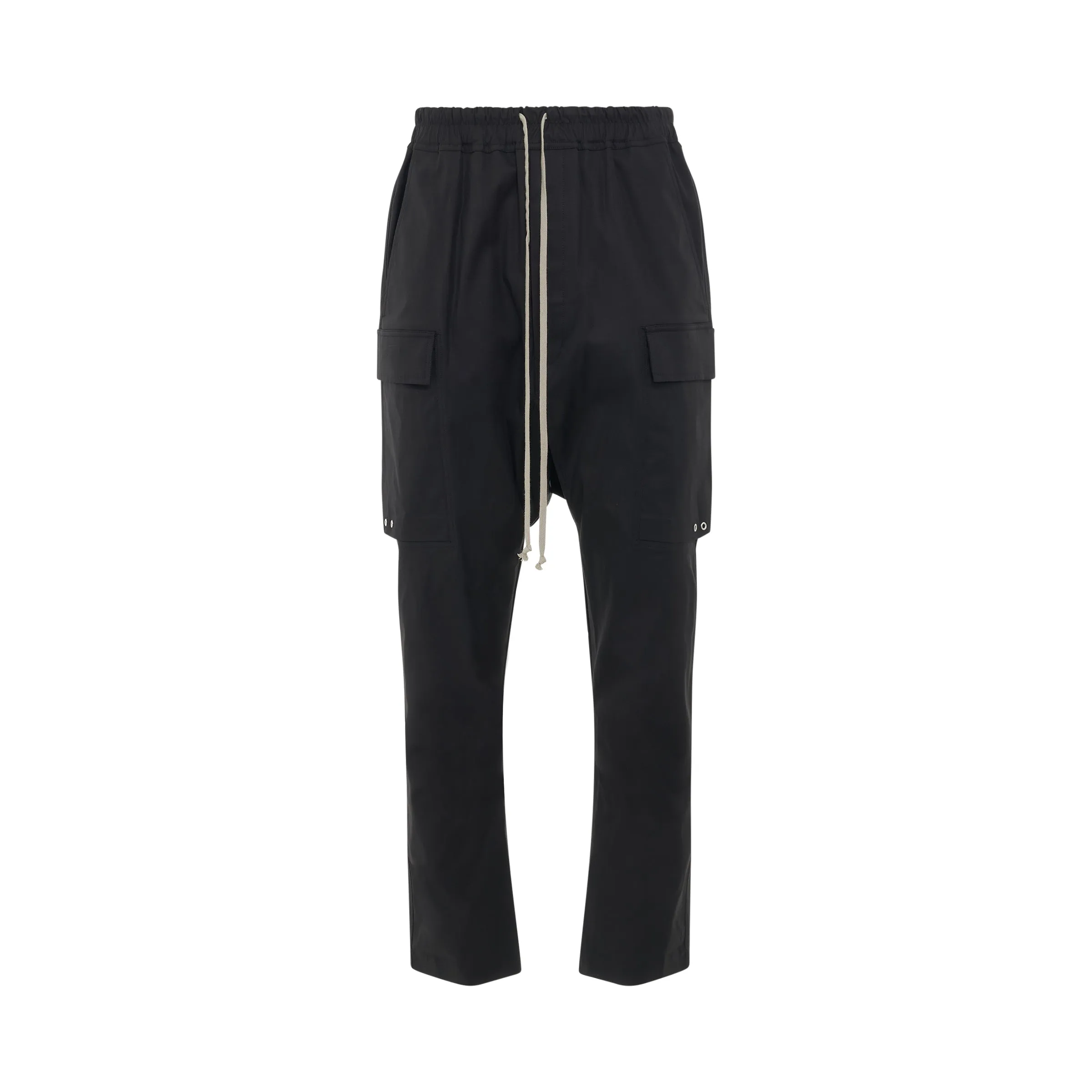 Cargo Long Pants in Black sold by MARAIS