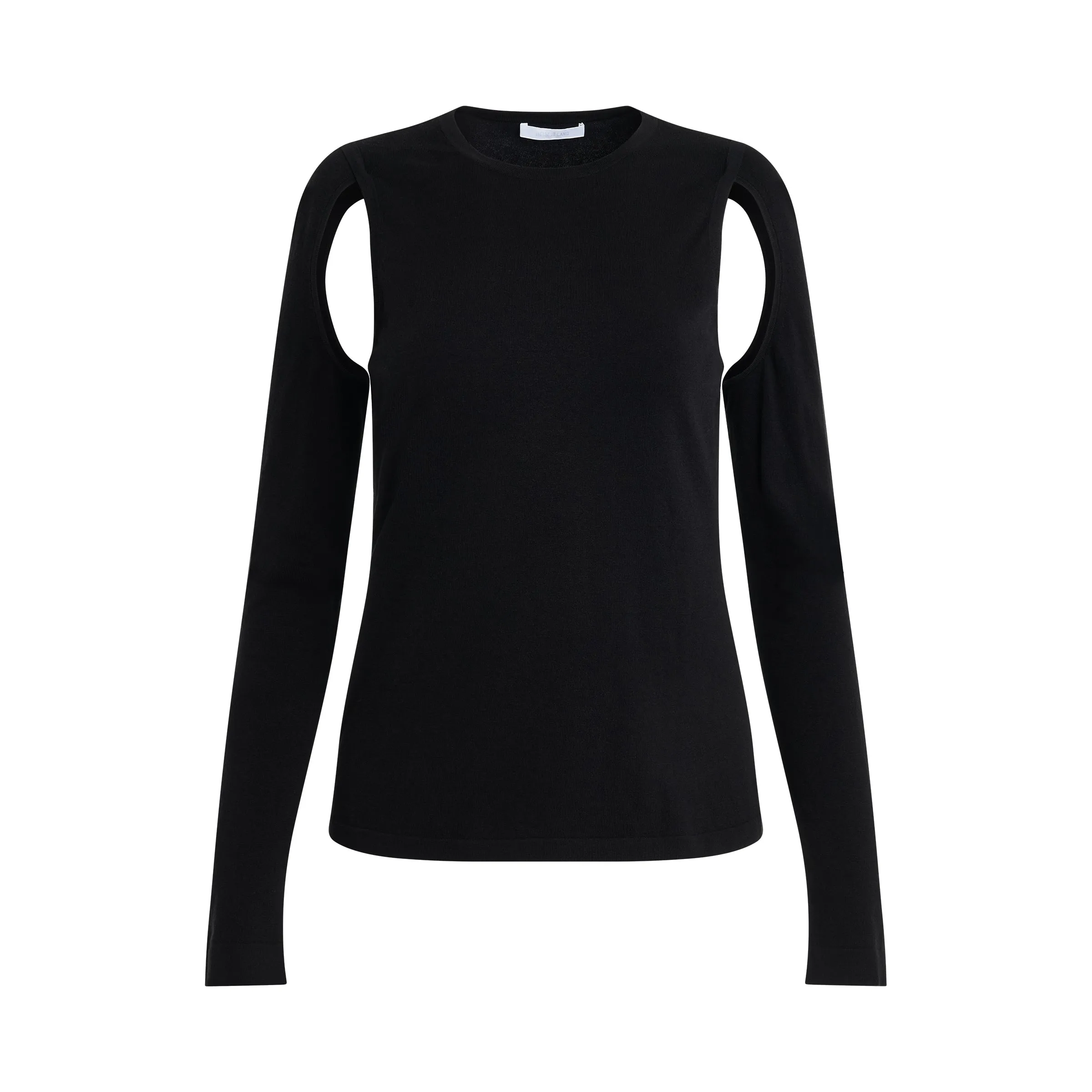 Cut Out Sweater in Black sold by MARAIS