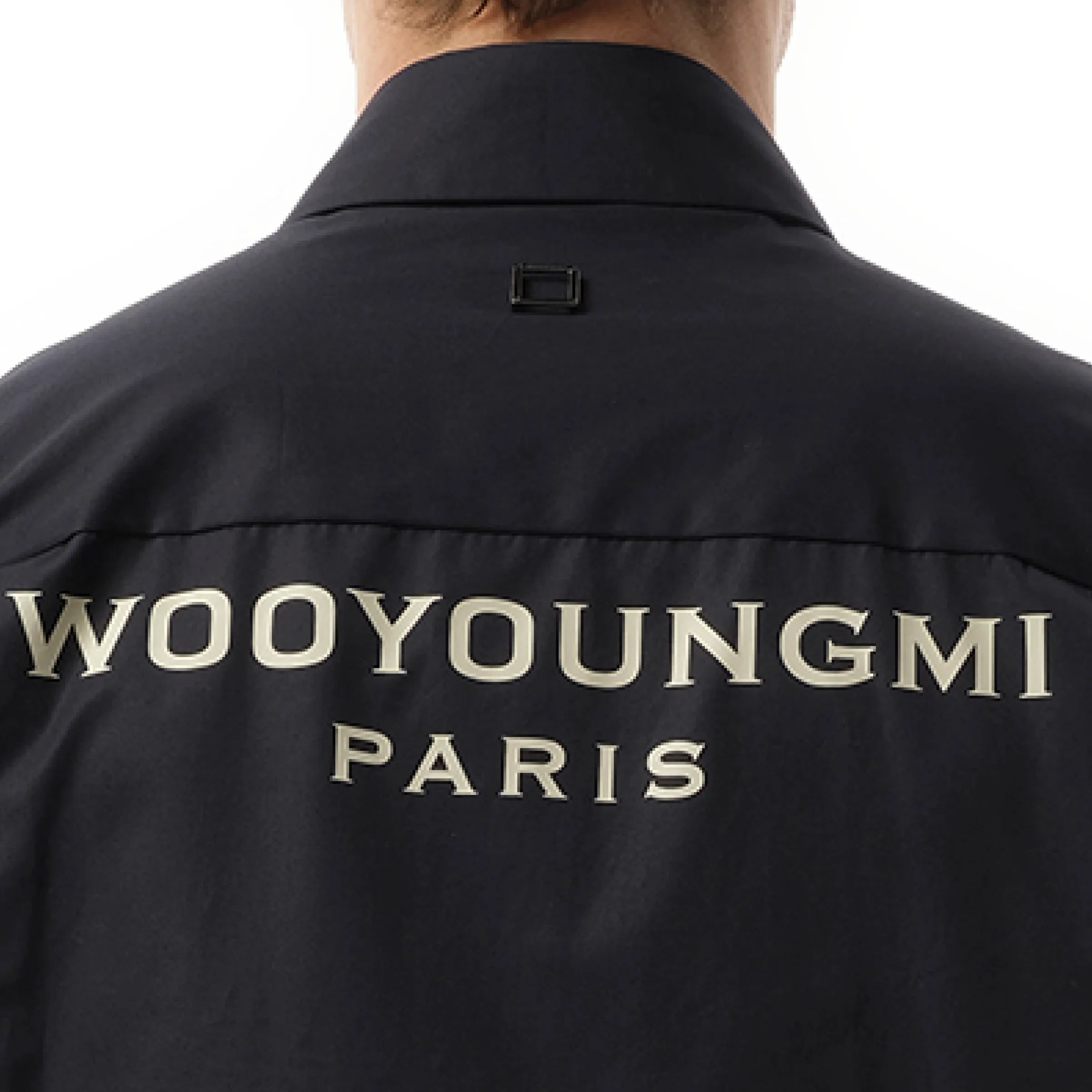 Logo Poplin Shirt in Navy sold by MARAIS product image thumbnail 3